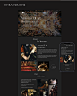 Landing page of the Museum Of Art Renaissance. :: Behance