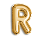 金色银色玫瑰金质感英文字母数字文字派对气球字PSD元素PNG素材
