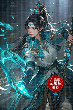 AI版权图库采集到【原创】古风女 仙侠
