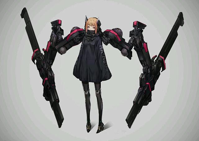 p站画师neco暴走重装少女