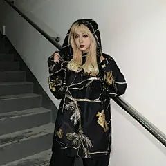 超帅女装街头风炫酷hiphop外套潮女潮流衣服社会女霸气个性韩版bf-淘宝网