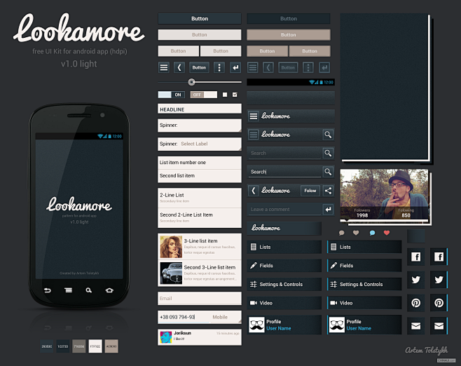 Lookamore UI Kit (An...