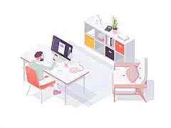 为什么总玩不转流行的 2.5D 风格？这里给大家汇总了几个经典的 2.5D 插画教程，彻底帮你掌握这种风格效果，学习戳→O网页链接 ​​​​