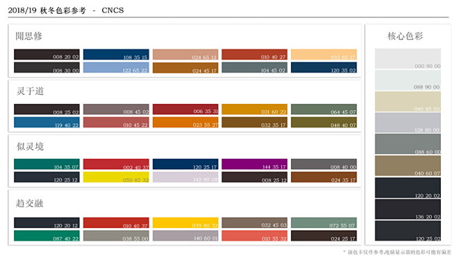 2018&19秋冬全球色彩_色彩趋势 -...