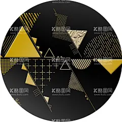 几何三角形圆形挂画装饰画  - 源文件下载【酷图网】唯美装饰画,轻奢艺术画,水墨装饰画,卧室装饰画,圆形挂画,时尚艺术画,轻奢水彩画,抽象画