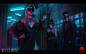 Masquerade, Tony Skeor : Concept art for "My Eyes On You" game. 
(c) Storymind Ent.