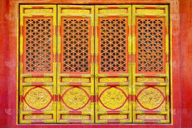 故宫,门,北京,中国,大特写,重金属,窗户,旅游目的地,水平画幅,无人