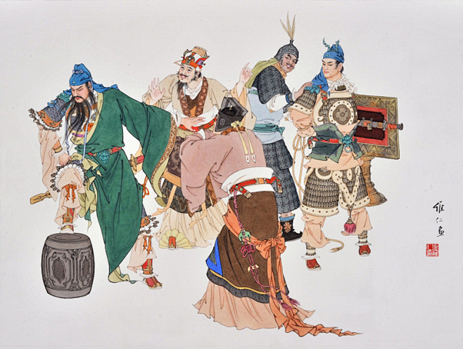 项维仁工笔人物画官方网站