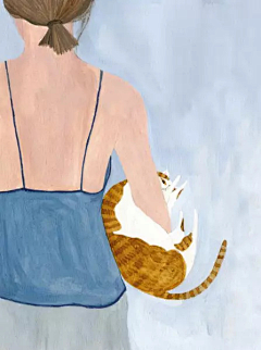 杨小冬采集到猫依赖.晚期