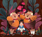 Alice in Wonderland on Behance