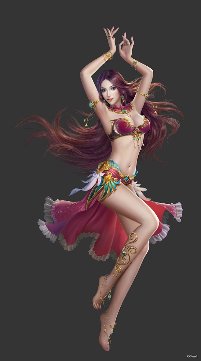 完美宣传图集 - cgwall游戏原画