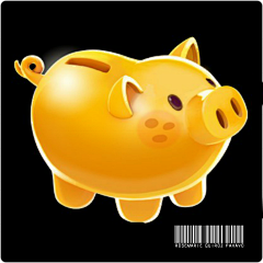 虎躯一震的UI采集到UI-小猪存钱罐