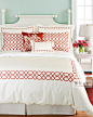 2015新高档棉麻绣花现代简约床品8件套红色 样板房多件套可家用-淘宝网