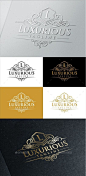 Luxurious royal logo template suitable for businesses and product names, luxury industry like hotel, wedding and real estate. Easy to edit, change size, color and text. Font link provided inside the Help file.