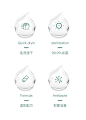 水滴凝胶型icon图标 与产品和功效完全匹配，仅图标的样式就体现的产品的功能，加分100% 
https://huaban.com/qingmyao/
