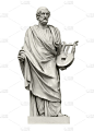 古希腊诗人荷马的雕像