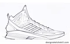 [球鞋设计]ADIDAS D HOWARD LIGHT 草图及效果图-产品设计手绘-中国设计手绘技能网 最专业权威的手绘学习交流分享网站 - Powered by Discuz!