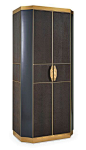 We got inspired by art deco and created this stylish cabinet. Look at the details: the pulls are made with our iconic gold tiny mosaic.    #sicis #sicishomecollection #sicishome #furniture #furnituredesign #furnitureideas #luxuryfurniture #home #homedecor