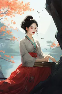 古典气质美女人物形象