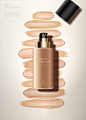 创意粒子 美妆护肤气垫BB粉饼粉底液元素美妆主题海报PSD设计素材
