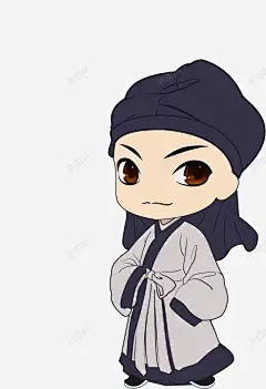 汉服宣传Q版人物高清素材 设计图片 页面网页 平面电商 创意素材 png素材