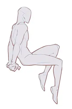 男性姿势 肌肉