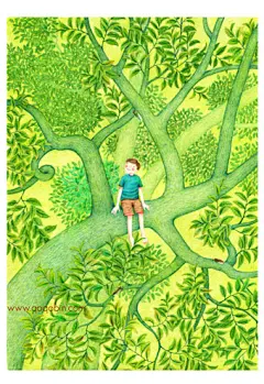 夏天，T恤，知了，幻觉
孔雀插画_新浪博客
