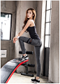 韩国背心女裤子修身性感健身房运动瑜伽服套装专业跑步速干健身服-tmall.com天猫