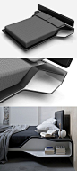 French designer Ito Morabito's Ora-Ito Ayrton ... a bed inspired by the F1 driver.: 