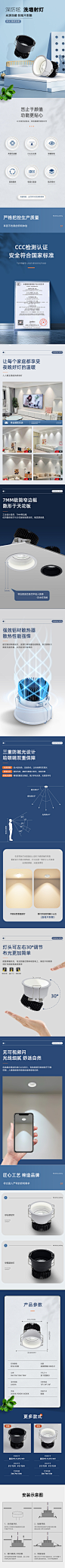 灯具射灯筒灯详情页-志设网-zs9.com