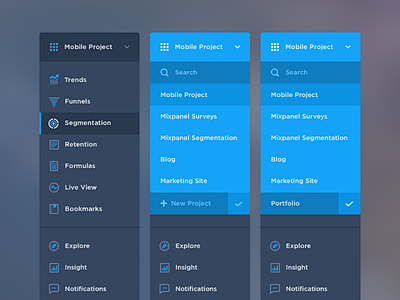 Mixpanel Navigation ...