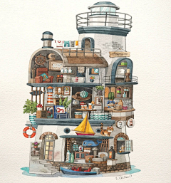 offwork采集到插画