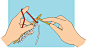 毛线编织针法—手工编织围巾基础教程