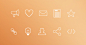 [【下载psd】   线性图标ui    更多ui：   
