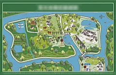 手绘地图背景板-源文件分享-ywjfx.cn