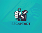EscapeArt密室逃脱logo 密室逃脱logo 眼睛 手 拳头 钥匙 游戏 商标设计  图标 图形 标志 logo 国外 外国 国内 品牌 设计 创意 欣赏