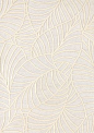 Ligne Pure Fantasize Hi-Lo Textured Neutral Leaves Modern Rug: 