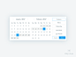 Date picker ui design