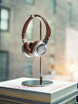 Master and Dynamic MH30 headphones. Yes, that's real leather.