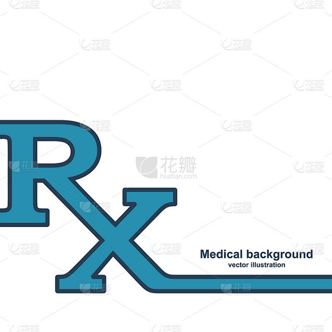 着陆页RX。写处方。处方处方形式