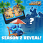 图片中可能有：上面的文字是“CLASH ROYALE  SEASON 2 REVEAL!”