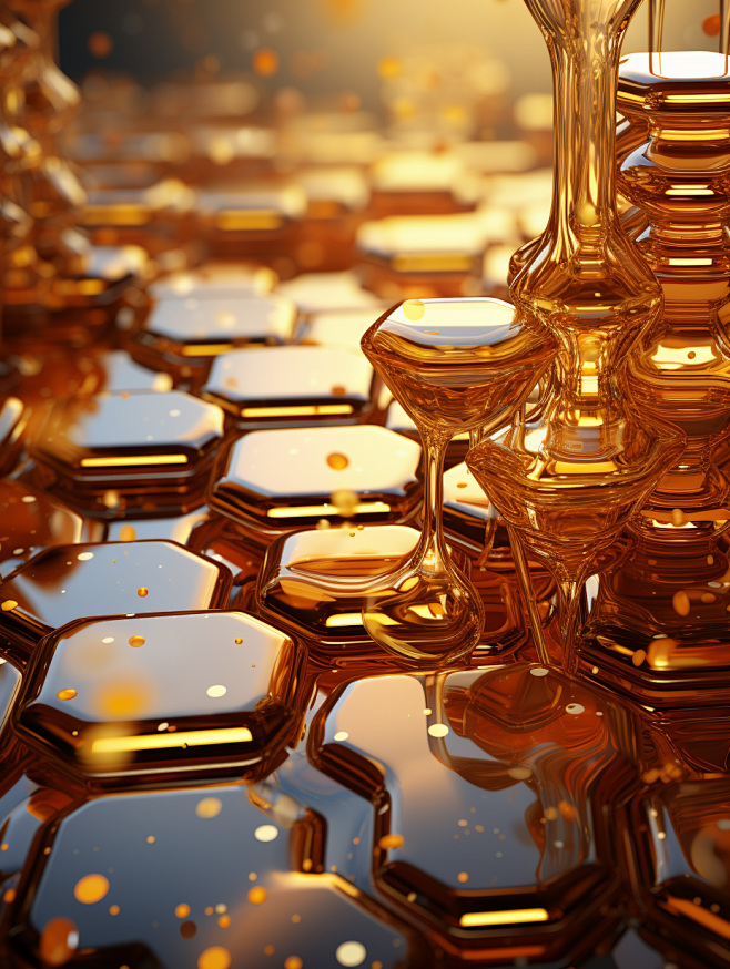 golden and honey dec...