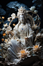 数字艺术菩萨神像图片-众图网
