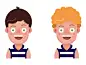 Brwn dribbble自由插画捉拿auskick应用字符1