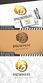 数字小麦的标志——餐厅标志模板Digital Wheat Logo - Restaurant Logo Templates农业、农业、谷类食品、农作物种植、点品牌、生态园艺、生态标志,优雅,农场,农民标志模板,领域,食品标识、标志设计花园,绿色标识,成长,收获,卫生,健康的市场,无限的谷物,景观,律师事务所,营销,自然,自然健康,有机食品,种植像素,餐厅,网上村,小麦贸易 agricultural, agriculture, cereal, crop, cultivation, dots branding