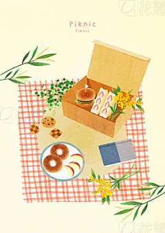 Top angle, food, spring, picnic, lunch, leaf, hamburger, sandwich, bagel, cookiesTop angle, food, spring, picnic, lunch, leaf, hamburger, sandwich, bagel, cookies