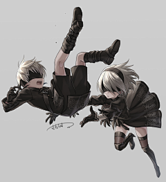 二次元来的略略略采集到NieR:Automata