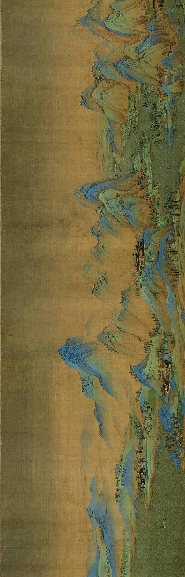 北宋有过两幅鸿篇炬迹, 一幅是《清明上河图》, 一幅就是《千里江山图