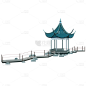 SVG-古风苏式园林建筑