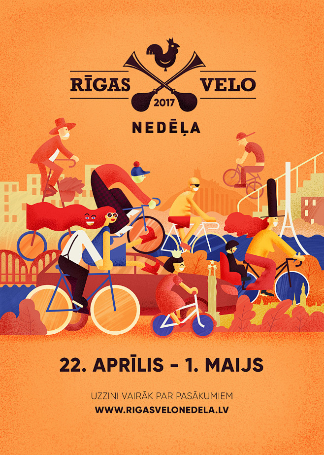 Riga bicycle week on...